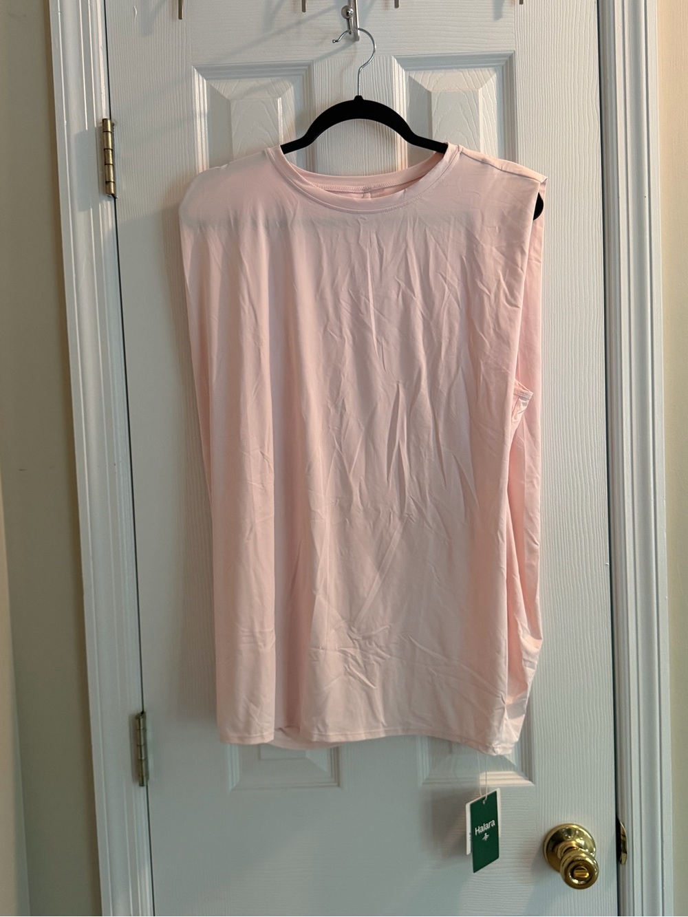 HALARA Light Pink Muscle Tank Top